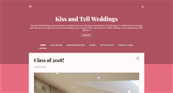 Desktop Screenshot of kisstellweddings.com